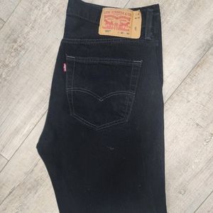 Levi's Men's Black Jeans 35x30. New Without Tags. Never Worn